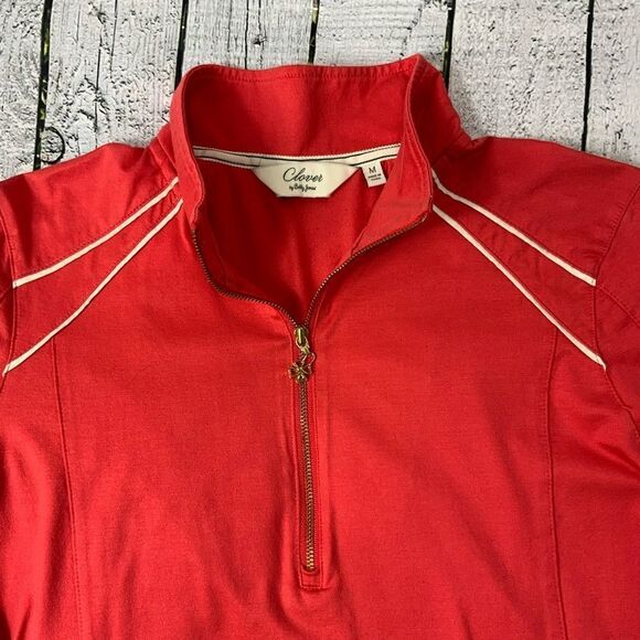 CLOVER by Bobby Jones 1/4 zip pullover - Picture 2 of 4
